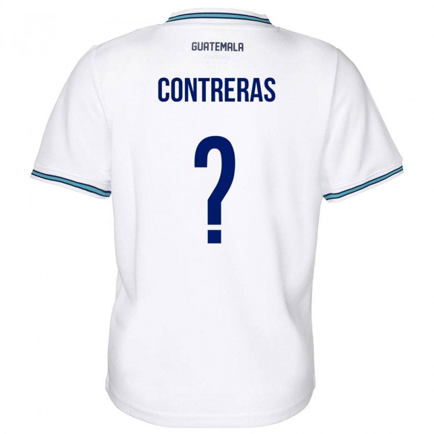 Niño Camiseta Guatemala Betzael Contreras #0 Blanco 1ª Equipación 24-26 La Camisa Argentina