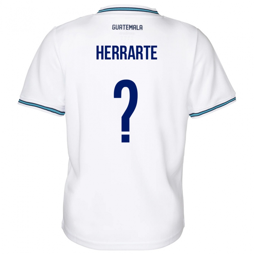 Niño Camiseta Guatemala María Herrarte #0 Blanco 1ª Equipación 24-26 La Camisa Argentina