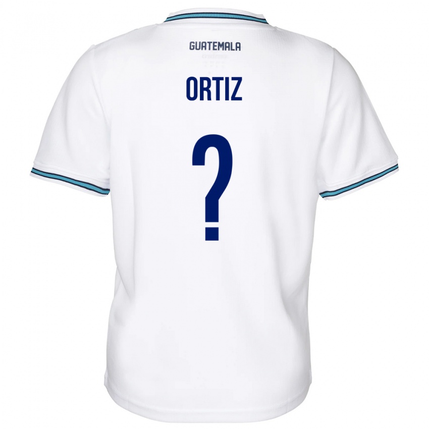 Niño Camiseta Guatemala Jenifer Ortiz #0 Blanco 1ª Equipación 24-26 La Camisa Argentina