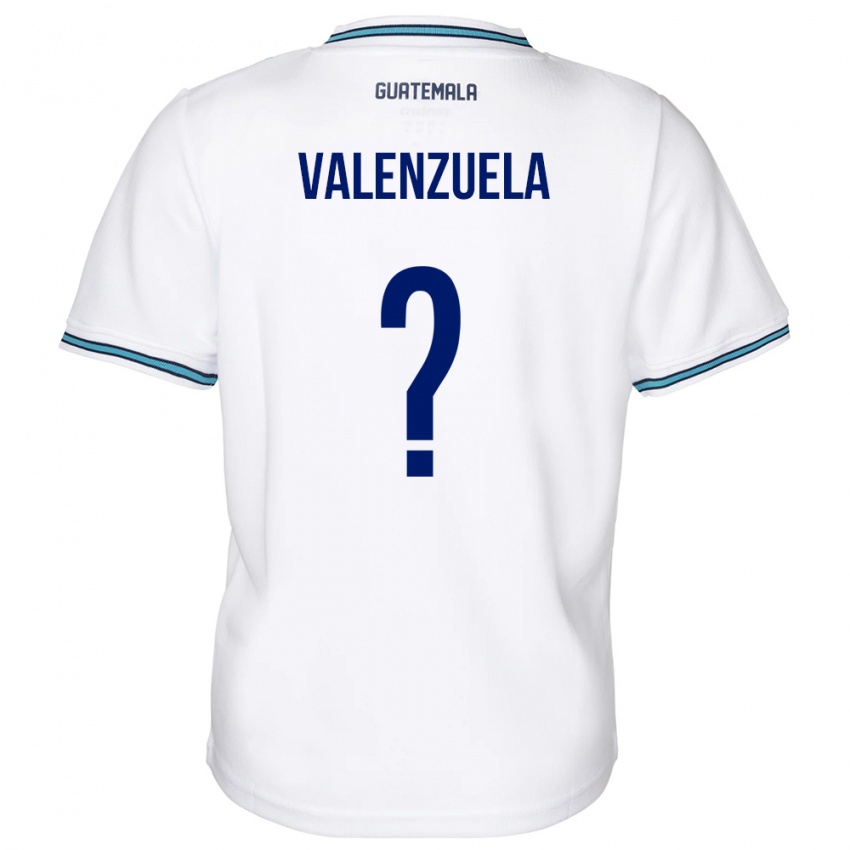 Niño Camiseta Guatemala Briana Valenzuela #0 Blanco 1ª Equipación 24-26 La Camisa Argentina