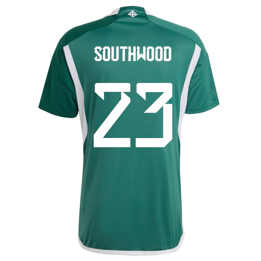 Niño Camiseta Irlanda Del Norte Luke Southwood #23 Verde 1ª Equipación 24-26 La Camisa Argentina
