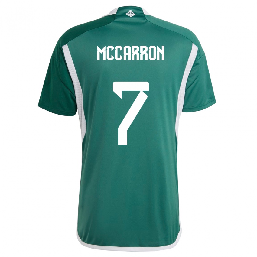 Niño Camiseta Irlanda Del Norte Chloe Mccarron #7 Verde 1ª Equipación 24-26 La Camisa Argentina