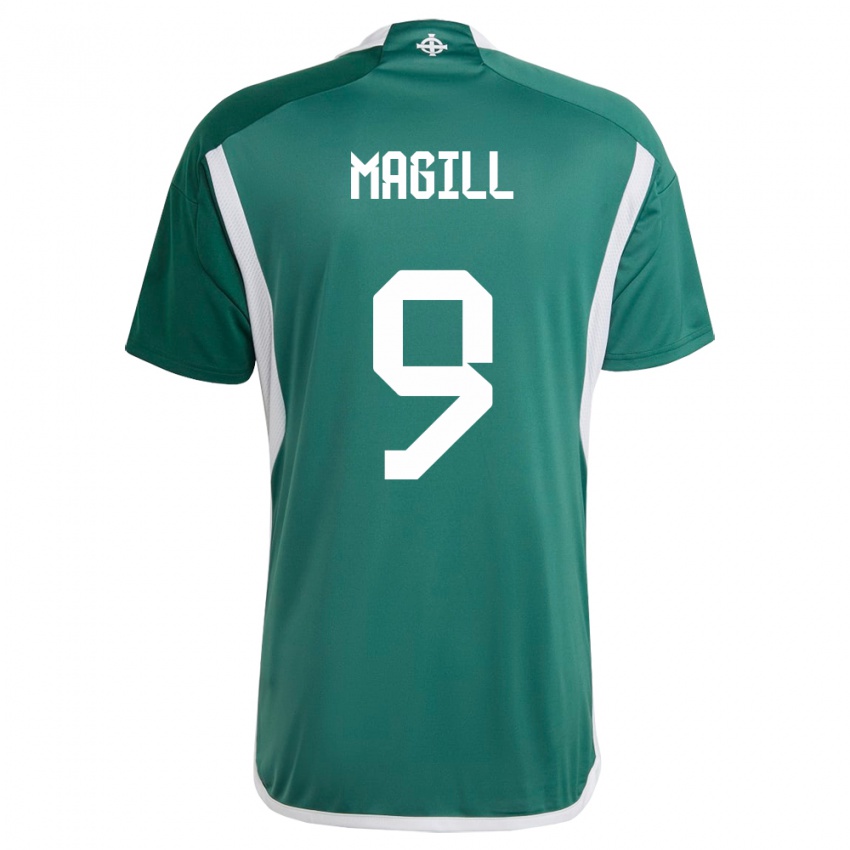 Niño Camiseta Irlanda Del Norte Simone Magill #9 Verde 1ª Equipación 24-26 La Camisa Argentina