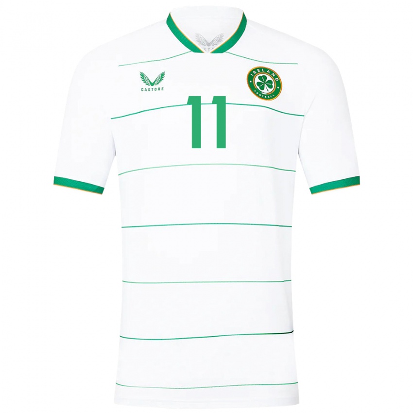 Niño Camiseta Irlanda Ike Orazi #11 Blanco 2ª Equipación 24-26 La Camisa Argentina
