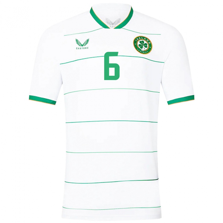 Niño Camiseta Irlanda Luke O'donnell #6 Blanco 2ª Equipación 24-26 La Camisa Argentina