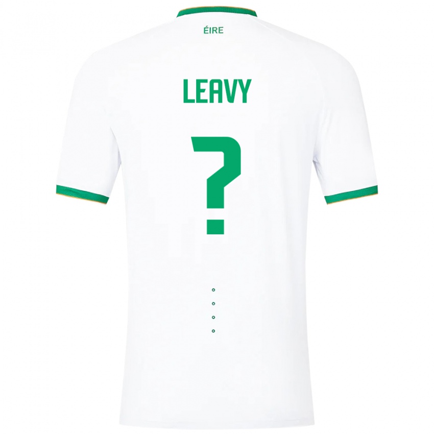 Niño Camiseta Irlanda Kian Leavy #0 Blanco 2ª Equipación 24-26 La Camisa Argentina