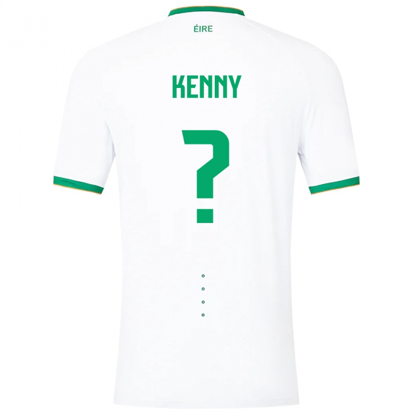Niño Camiseta Irlanda Johnny Kenny #0 Blanco 2ª Equipación 24-26 La Camisa Argentina