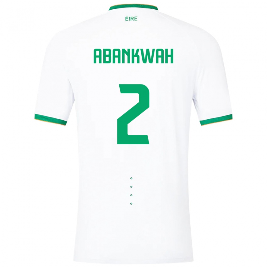 Niño Camiseta Irlanda James Abankwah #2 Blanco 2ª Equipación 24-26 La Camisa Argentina