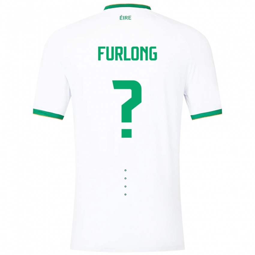 Niño Camiseta Irlanda James Furlong #0 Blanco 2ª Equipación 24-26 La Camisa Argentina