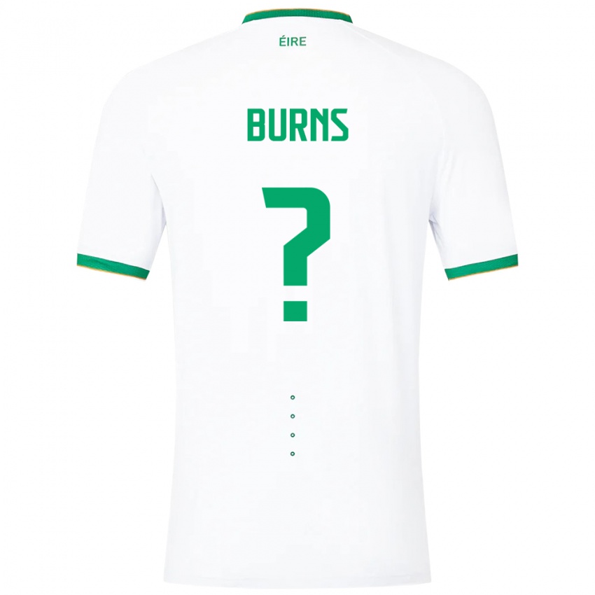 Niño Camiseta Irlanda Darragh Burns #0 Blanco 2ª Equipación 24-26 La Camisa Argentina