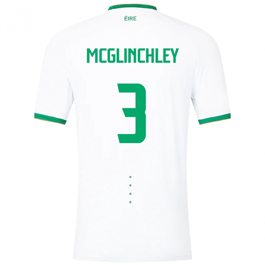 Niño Camiseta Irlanda Harry Mcglinchley #3 Blanco 2ª Equipación 24-26 La Camisa Argentina