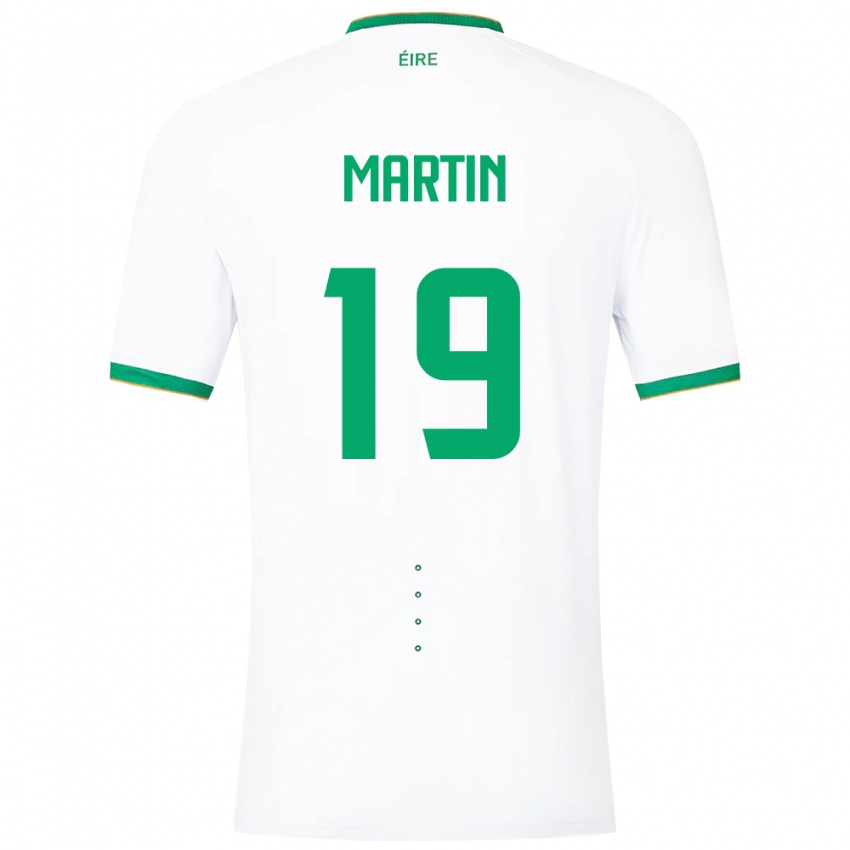 Niño Camiseta Irlanda William Martin #19 Blanco 2ª Equipación 24-26 La Camisa Argentina