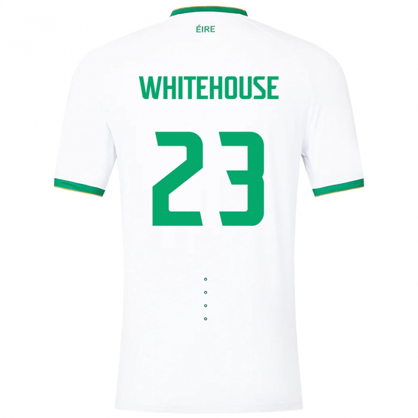 Niño Camiseta Irlanda Sophie Whitehouse #23 Blanco 2ª Equipación 24-26 La Camisa Argentina