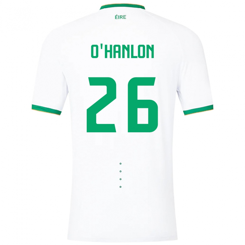 Niño Camiseta Irlanda Tara O'hanlon #26 Blanco 2ª Equipación 24-26 La Camisa Argentina