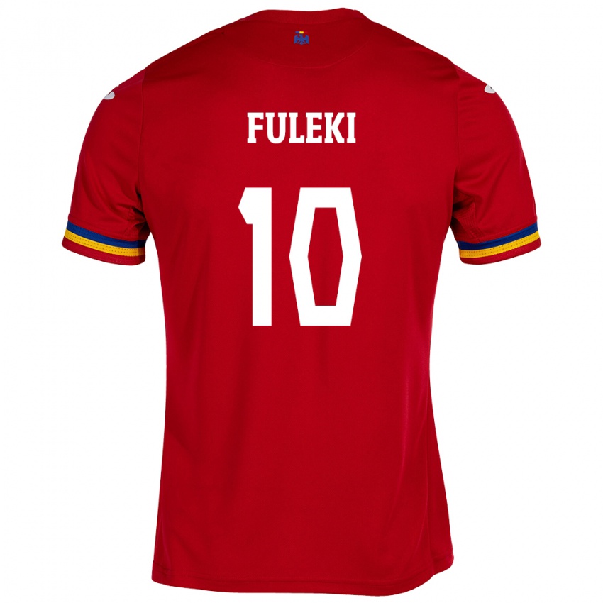 Niño Camiseta Rumania Samuel Fuleki #10 Rojo 2ª Equipación 24-26 La Camisa Argentina