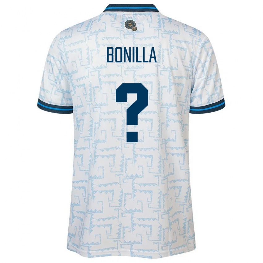 Niño Camiseta El Salvador Nelson Bonilla #0 Blanco 2ª Equipación 24-26 La Camisa Argentina