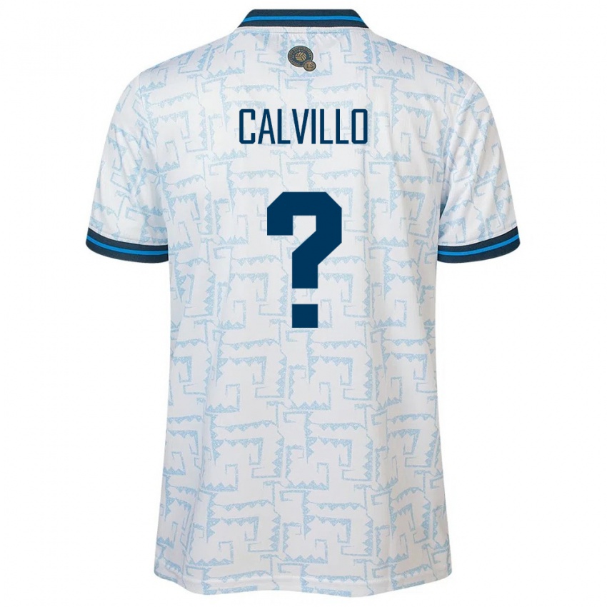 Niño Camiseta El Salvador Eric Calvillo #0 Blanco 2ª Equipación 24-26 La Camisa Argentina