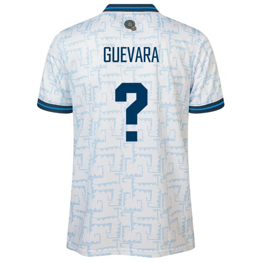 Niño Camiseta El Salvador Inner Guevara #0 Blanco 2ª Equipación 24-26 La Camisa Argentina