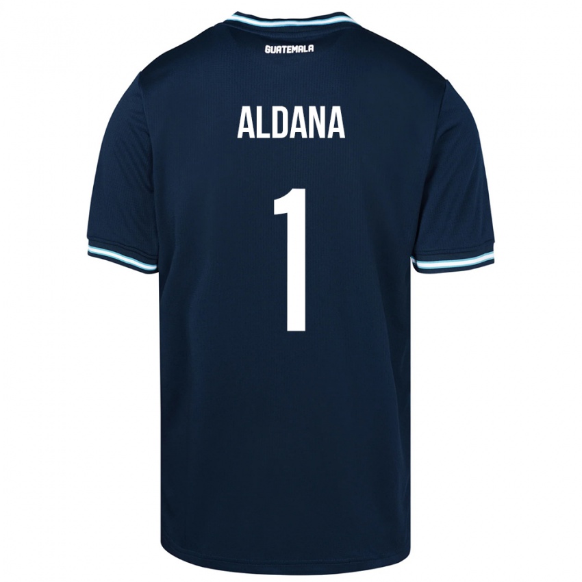 Niño Camiseta Guatemala David Aldana #1 Azul 2ª Equipación 24-26 La Camisa Argentina