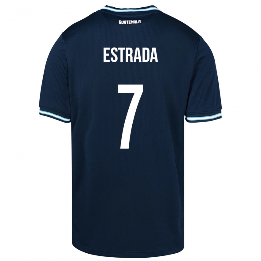 Niño Camiseta Guatemala Javier Estrada #7 Azul 2ª Equipación 24-26 La Camisa Argentina