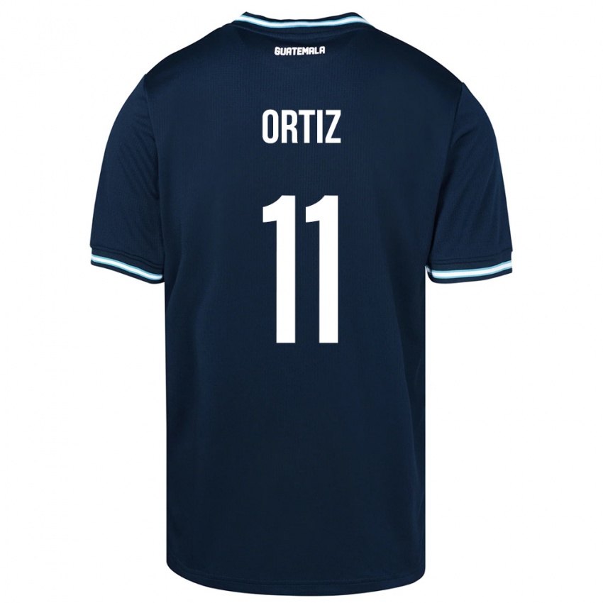 Niño Camiseta Guatemala Andersson Ortiz #11 Azul 2ª Equipación 24-26 La Camisa Argentina