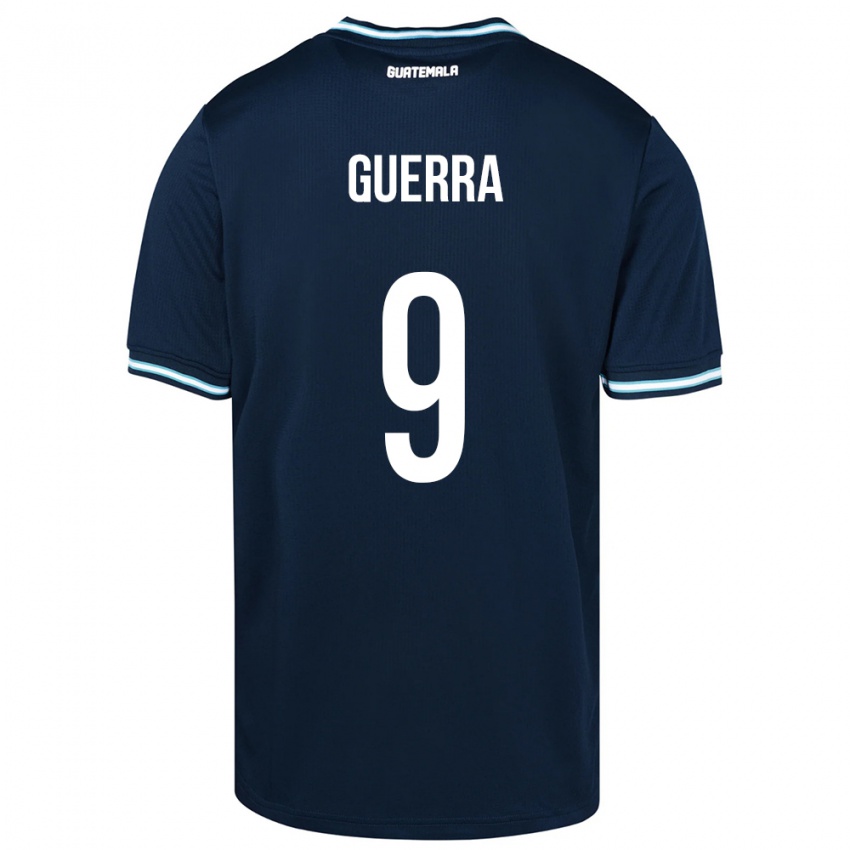 Niño Camiseta Guatemala Oseas Guerra #9 Azul 2ª Equipación 24-26 La Camisa Argentina