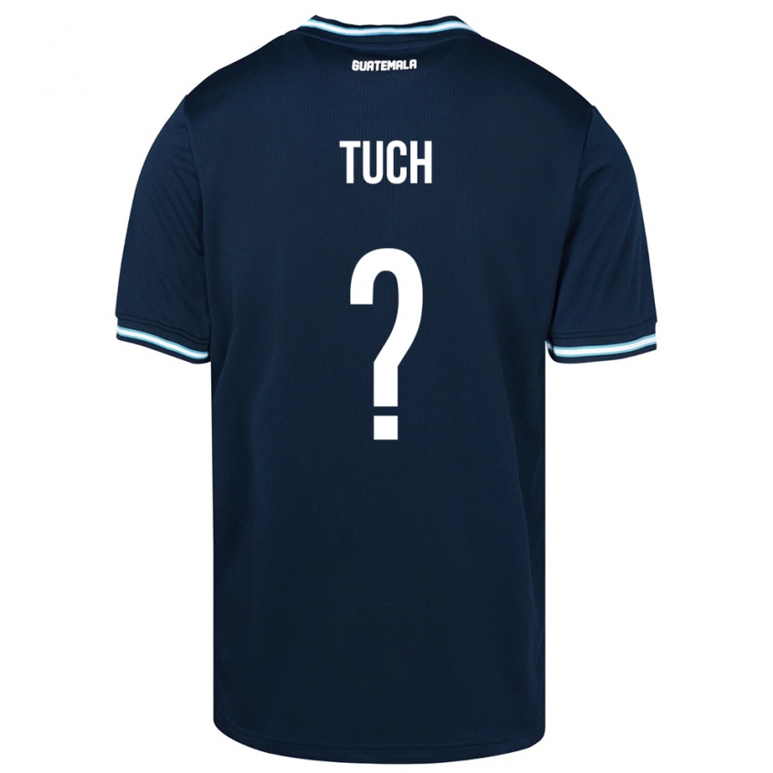 Niño Camiseta Guatemala Lorenzo Tuch #0 Azul 2ª Equipación 24-26 La Camisa Argentina