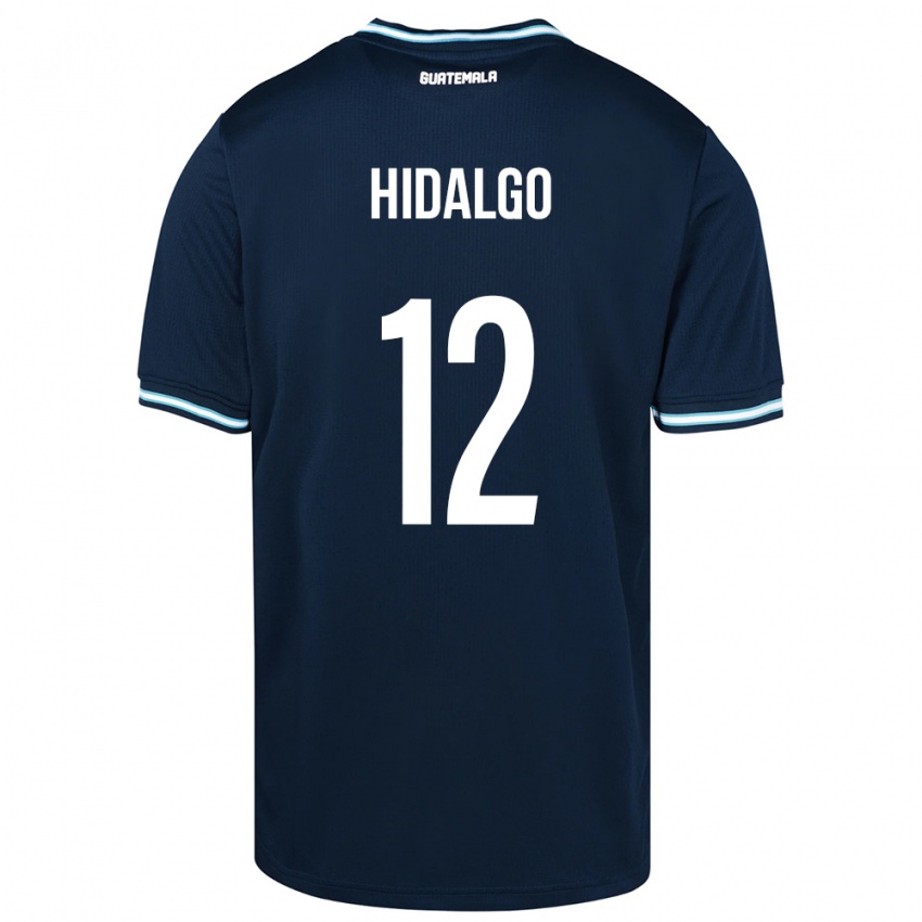 Niño Camiseta Guatemala Angie Hidalgo #12 Azul 2ª Equipación 24-26 La Camisa Argentina