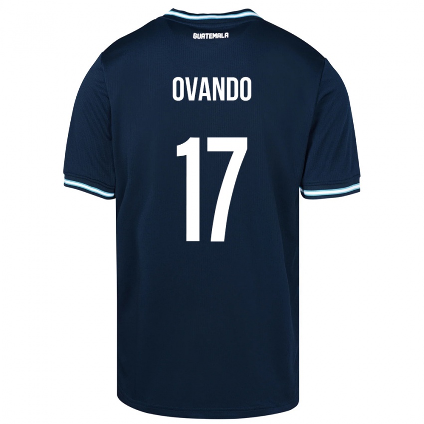 Niño Camiseta Guatemala Sandra Ovando #17 Azul 2ª Equipación 24-26 La Camisa Argentina