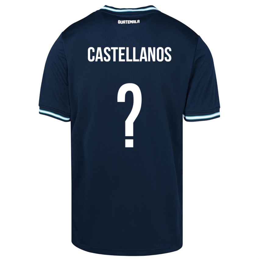 Niño Camiseta Guatemala Jezmin Castellanos #0 Azul 2ª Equipación 24-26 La Camisa Argentina