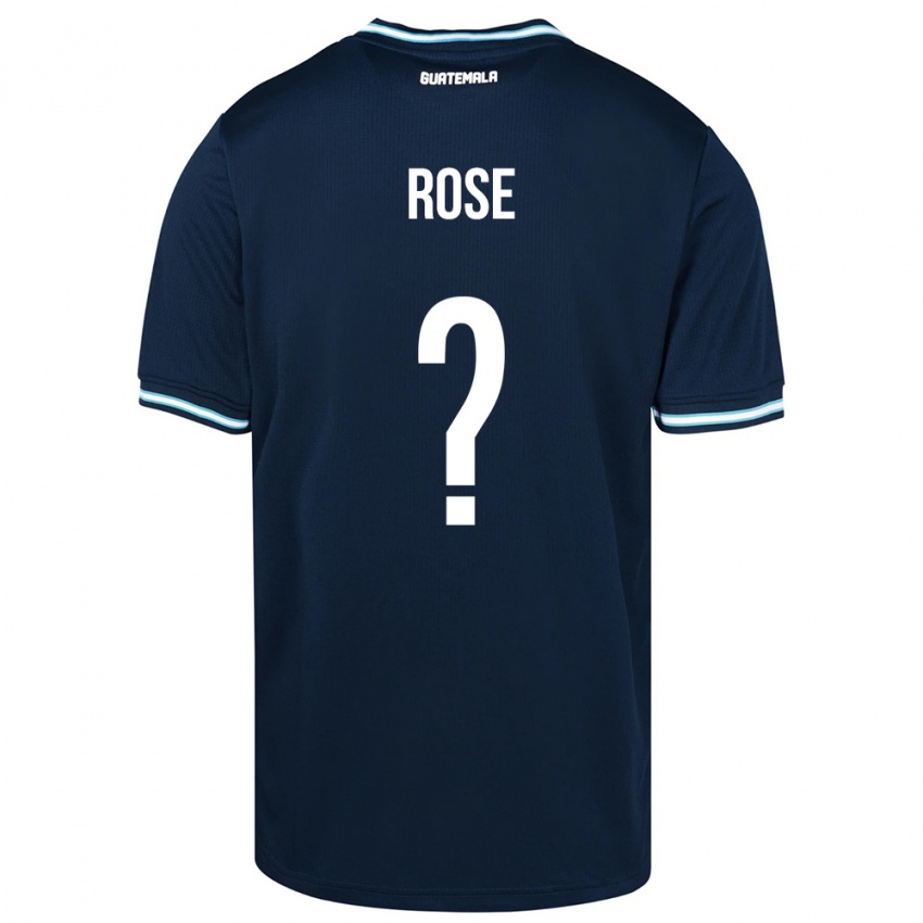 Niño Camiseta Guatemala Michelle Rose #0 Azul 2ª Equipación 24-26 La Camisa Argentina