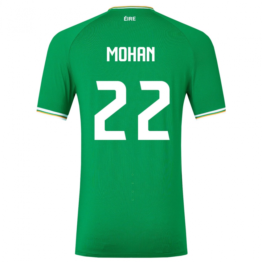 Hombre Camiseta Irlanda Stephen Mohan #22 Verde 1ª Equipación 24-26 La Camisa Argentina