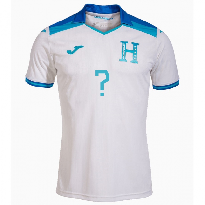 Hombre Camiseta Honduras Linda Moncada #0 Blanco 1ª Equipación 24-26 La Camisa Argentina