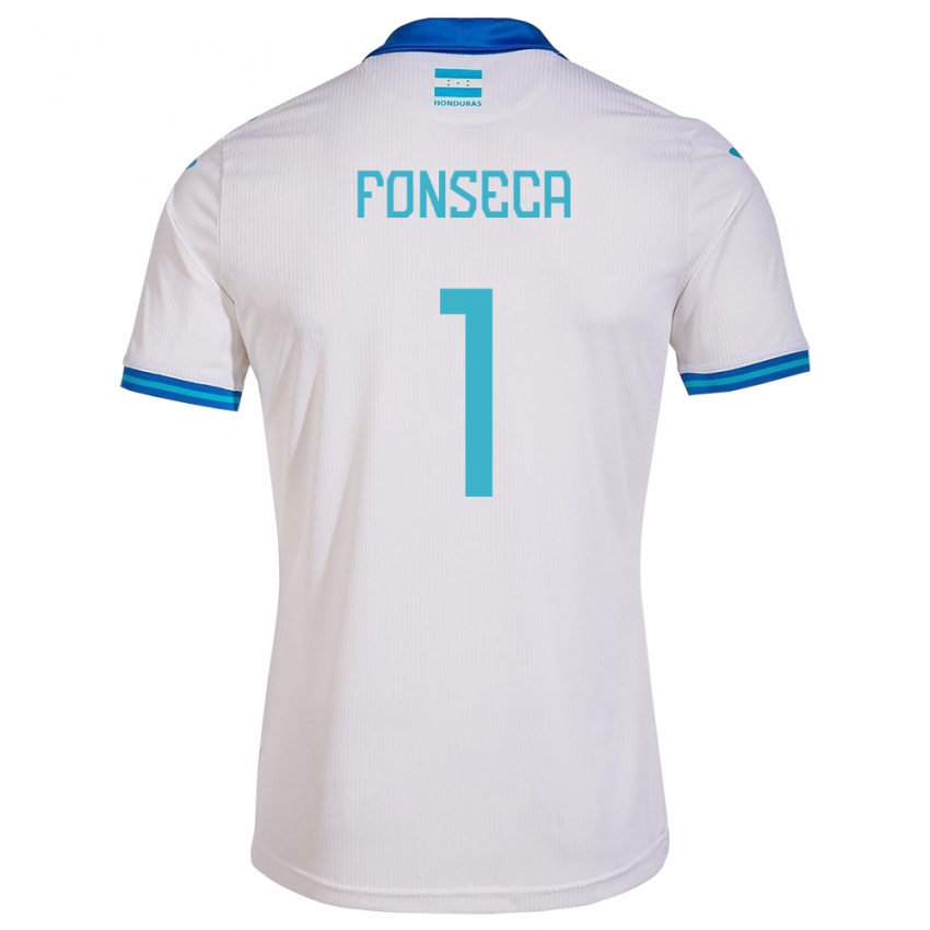 Hombre Camiseta Honduras Harold Fonseca #1 Blanco 1ª Equipación 24-26 La Camisa Argentina