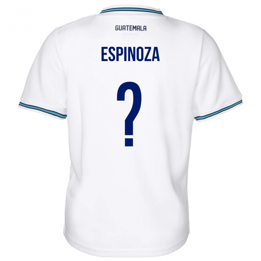 Hombre Camiseta Guatemala José Espinoza #0 Blanco 1ª Equipación 24-26 La Camisa Argentina