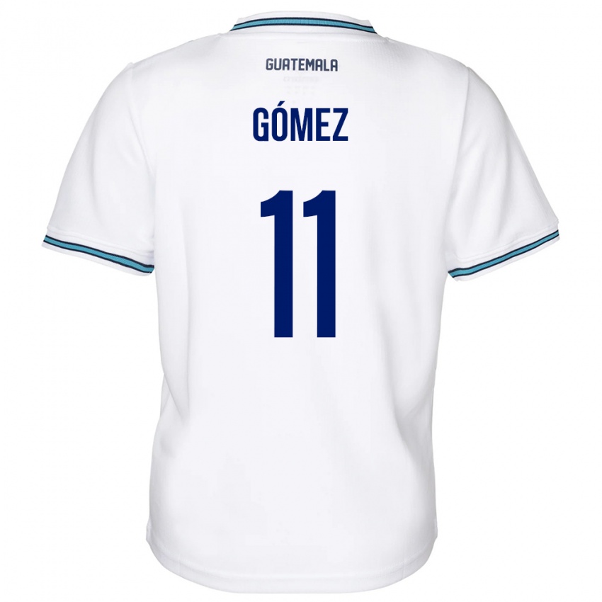 Hombre Camiseta Guatemala Savianna Gómez #11 Blanco 1ª Equipación 24-26 La Camisa Argentina