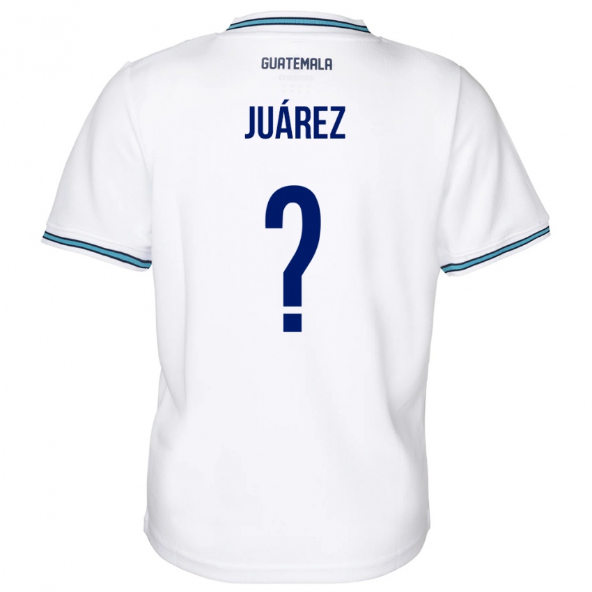 Hombre Camiseta Guatemala Ailyn Juárez #0 Blanco 1ª Equipación 24-26 La Camisa Argentina