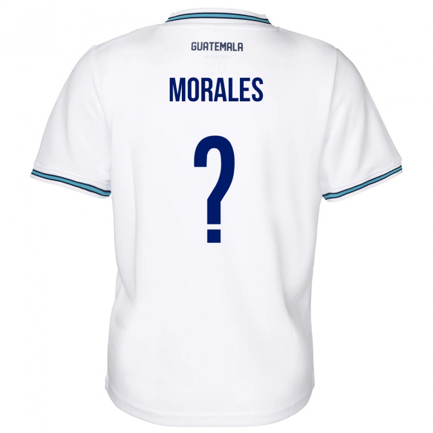 Hombre Camiseta Guatemala Karla Morales #0 Blanco 1ª Equipación 24-26 La Camisa Argentina