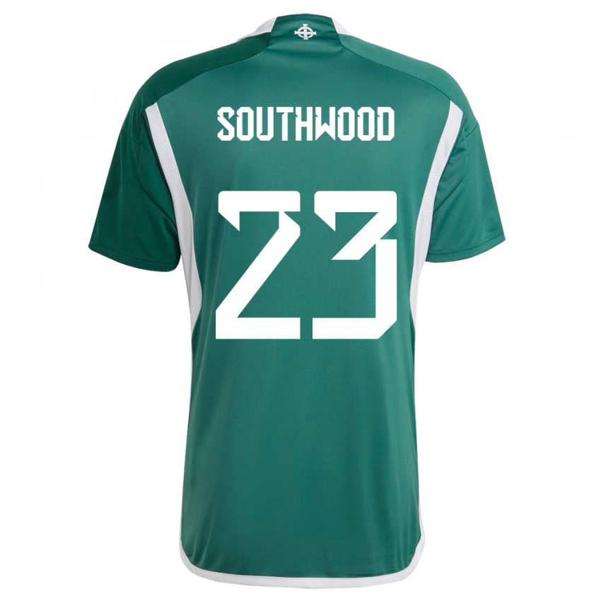 Hombre Camiseta Irlanda Del Norte Luke Southwood #23 Verde 1ª Equipación 24-26 La Camisa Argentina