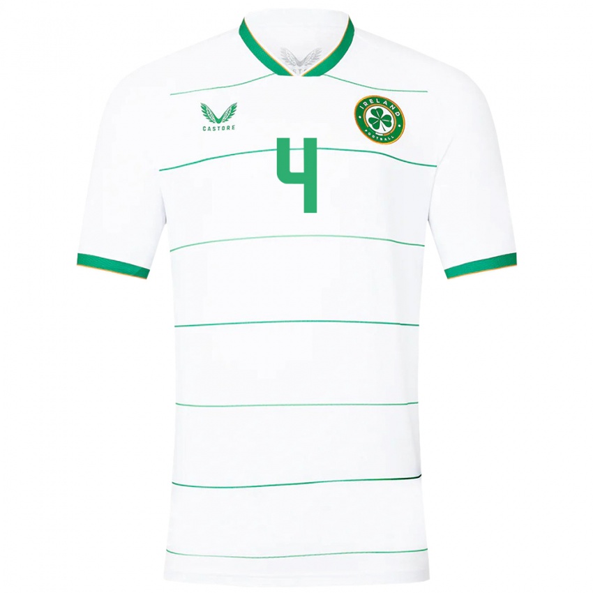 Hombre Camiseta Irlanda Anselmo García Macnulty #4 Blanco 2ª Equipación 24-26 La Camisa Argentina