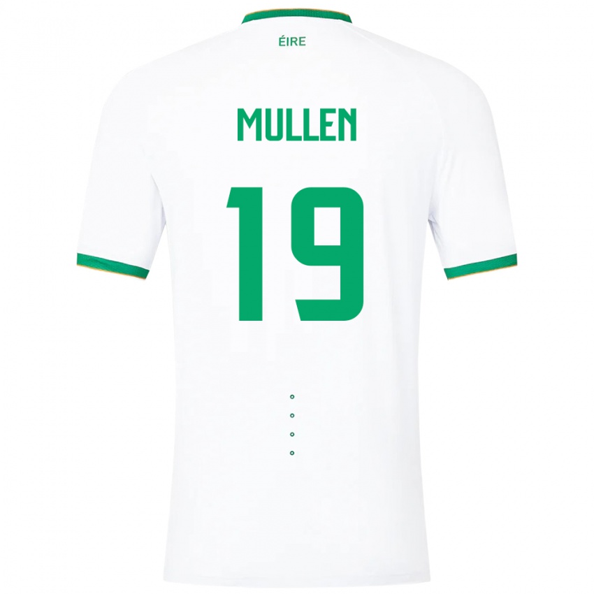 Hombre Camiseta Irlanda Senan Mullen #19 Blanco 2ª Equipación 24-26 La Camisa Argentina