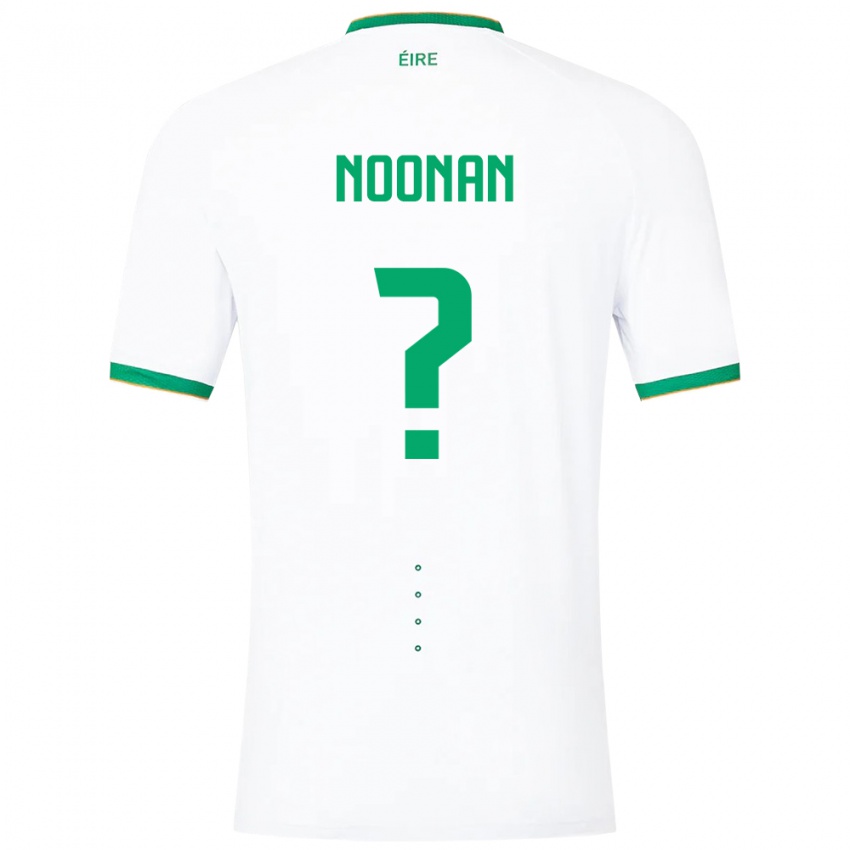 Hombre Camiseta Irlanda Saoirse Noonan #0 Blanco 2ª Equipación 24-26 La Camisa Argentina