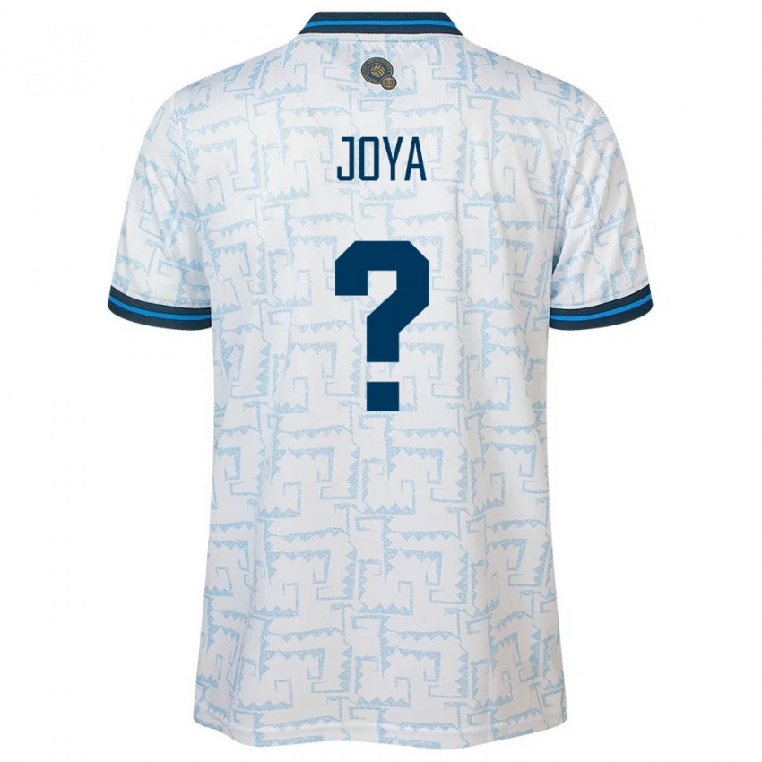 Hombre Camiseta El Salvador Marlon Joya #0 Blanco 2ª Equipación 24-26 La Camisa Argentina