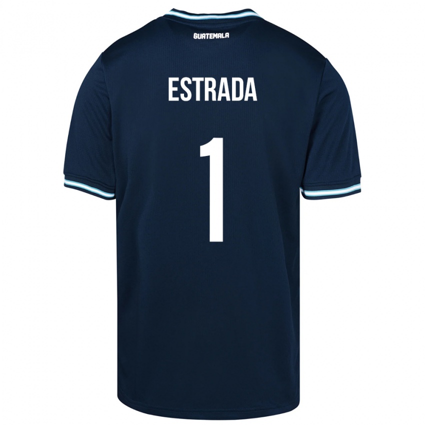 Hombre Camiseta Guatemala Alexia Estrada #1 Azul 2ª Equipación 24-26 La Camisa Argentina