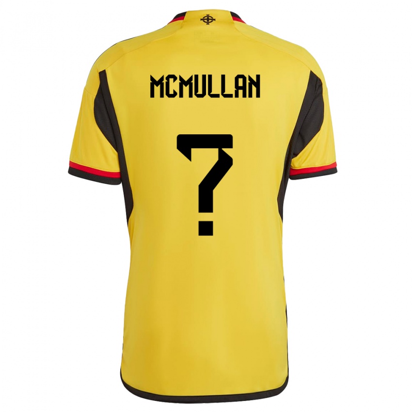 Hombre Camiseta Irlanda Del Norte Stephen Mcmullan #0 Blanco 2ª Equipación 24-26 La Camisa Argentina