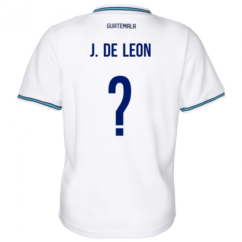 Mujer Camiseta Guatemala Jose De Leon #0 Blanco 1ª Equipación 24-26 La Camisa Argentina