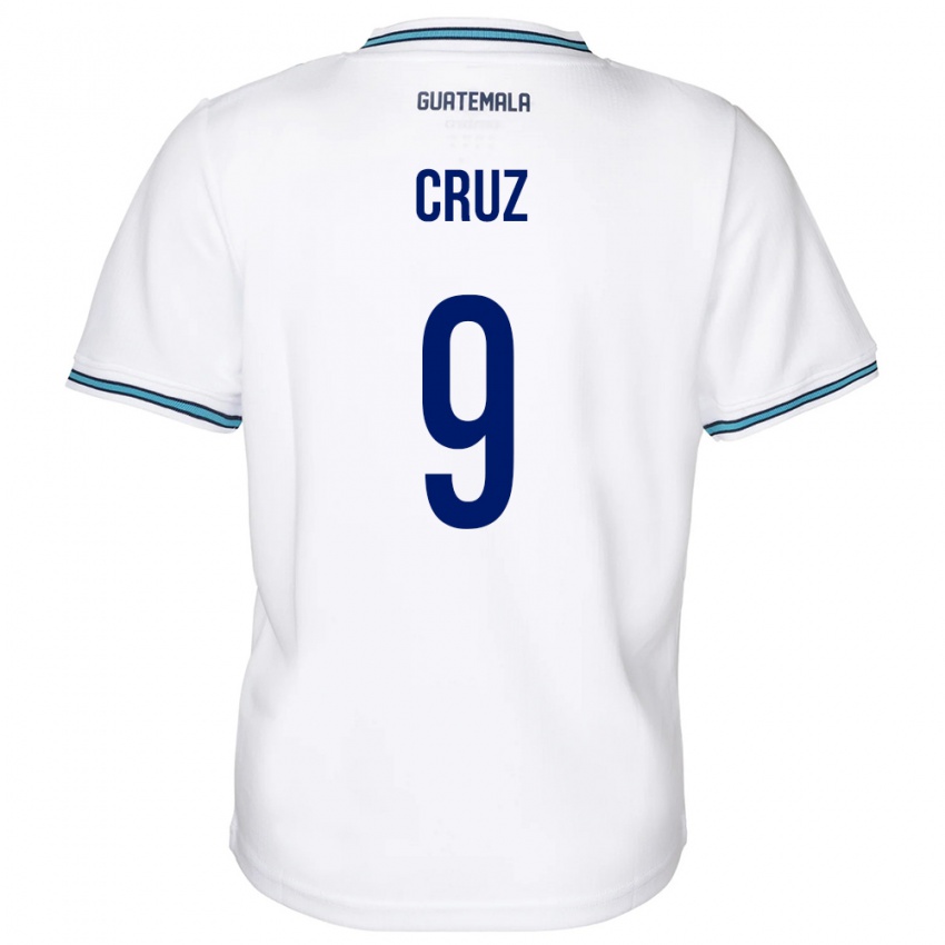 Mujer Camiseta Guatemala Celsa Cruz #9 Blanco 1ª Equipación 24-26 La Camisa Argentina