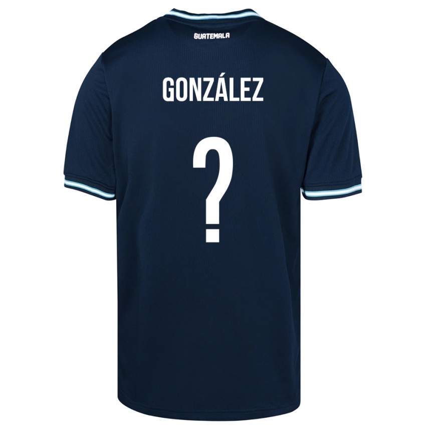 Mujer Camiseta Guatemala Erick González #0 Azul 2ª Equipación 24-26 La Camisa Argentina