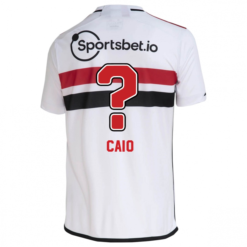 Niño Camiseta Caio #0 Blanco 1ª Equipación 2023/24 La Camisa Argentina