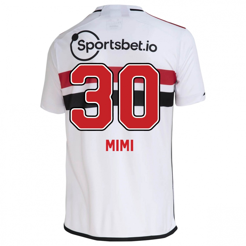Niño Camiseta Mimi #30 Blanco 1ª Equipación 2023/24 La Camisa Argentina